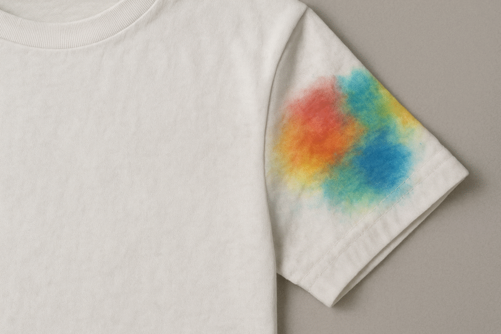 Como tirar mancha de desodorante 4 Mancha colorida